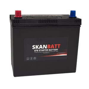 SKANBATT EFB Startbatteri 12V 45AH 430CCA (238x129x223mm) +V