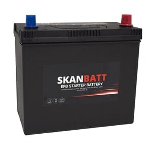 SKANBATT EFB Startbatteri 12V 45AH 430CCA (238x129x223mm) +H