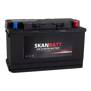 SKANBATT EFB Startbatteri 12V 80Ah 730CCA (315x175x190mm) +H