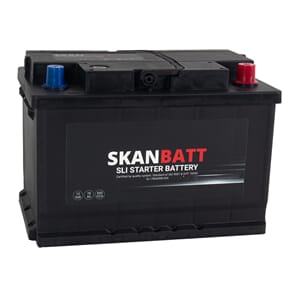 SKANBATT SLI Startbatteri 12V 78AH 660CCA (278x175x190mm) +H