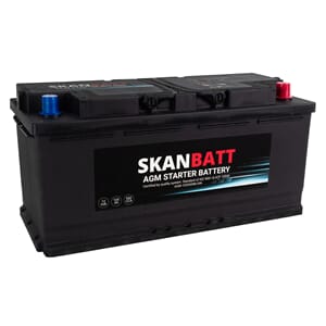 SKANBATT AGM Startbatteri 12V 105AH 950CCA (393x175x190mm)+H