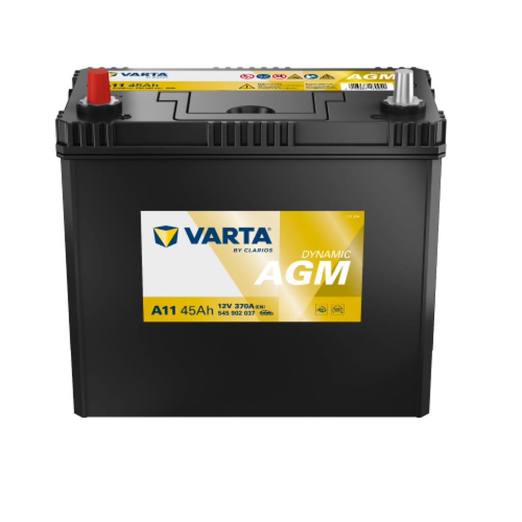 VARTA Silver Dynamic AGM Batteri A11 12V 45AH 370CCA +V
