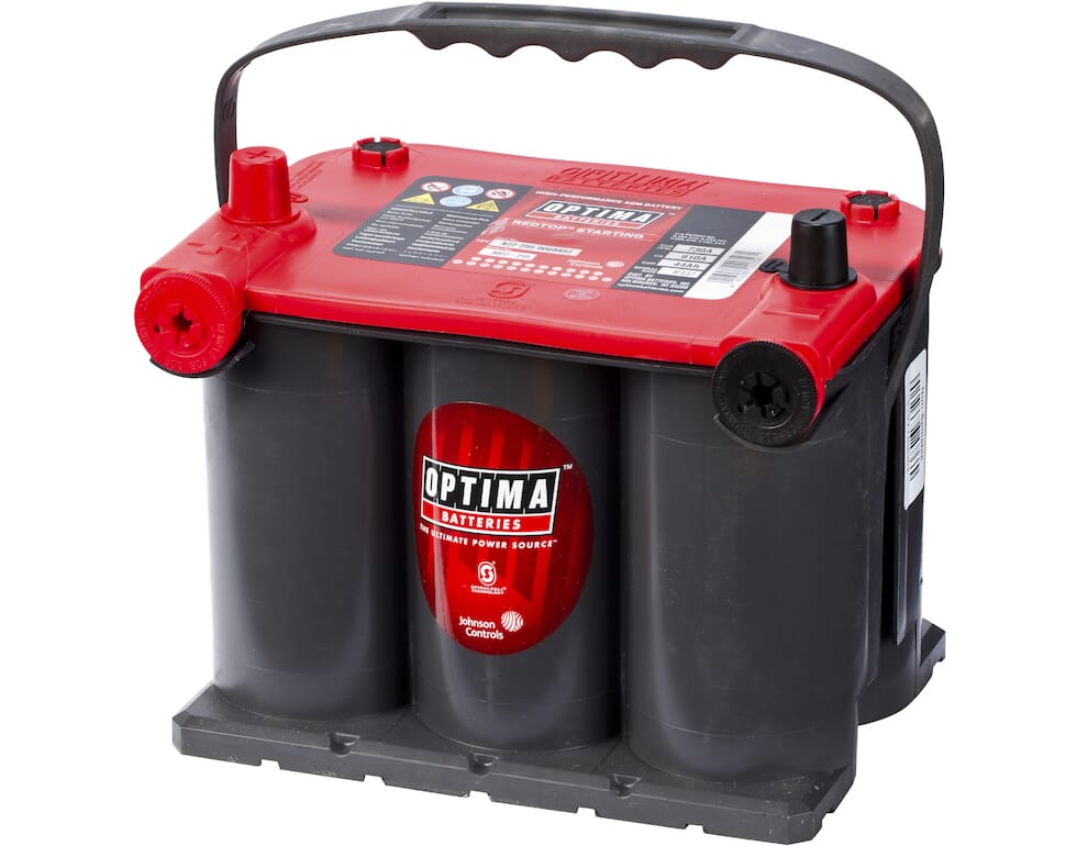 OPTIMA RTU3.7 Red Top 12V 44AH 730CCA AGM Batteri - Bergen Batteri ...