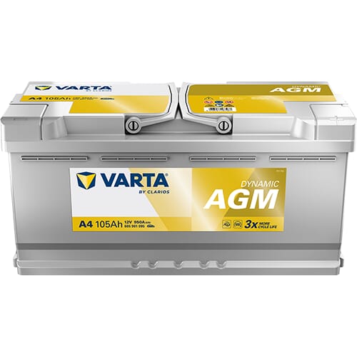 VARTA AGM Batteri Start Stop system H15 12V 105AH 950CCA