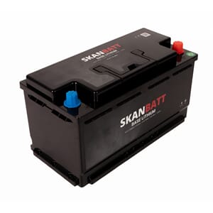 SKANBATT Base Lithium - 12V 100Ah 100A BMS BT/Heat/3 års gar
