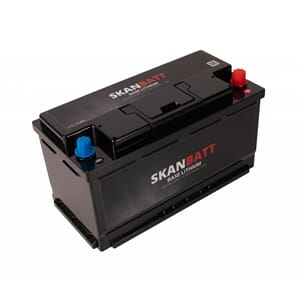 SKANBATT Base Lithium - 12V 100Ah 100A BMS - 3 års garanti