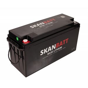 SKANBATT Base Lithium - 12V 200Ah 200A BMS BT/Heat/3 års gar