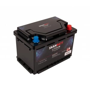 SKANBATT Lithium Batt.12V 100Ah 100A BMS-279x176x190mm Small