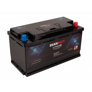 SKANBATT Lithium Batteri 12V 180Ah 150A BMS - Bluetooth