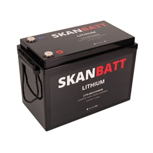 SKANBATT Lithium Batteri 12V 200AH 200A BMS (345x174x245mm)
