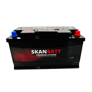 SKANBATT Prem Lithium - 12V 180Ah 160A BMS BT/Heat/8 års gar
