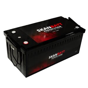 SKANBATT Premium Lithium - 12V 300Ah 200A BMS -