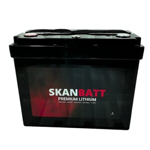 SKANBATT Prem Lithium - 12V 87Ah 100A BMS BT 8 års garanti