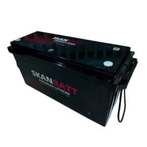 SKANBATT Prem Lithium - 24V 100Ah 100A BMS BT 8 års garanti