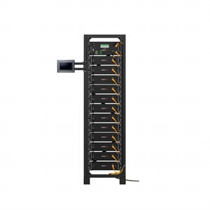 SKANBATT High Volt rack 614,4V - 61,44kWh - Ink stativ + BMU