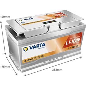 Varta Lithium LL150 12V 150Ah - HEAT - Bluetooth