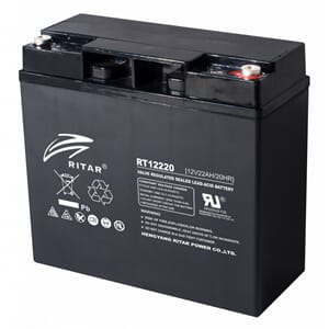 Ritar AGM Batteri 12V 22AH-RT12220