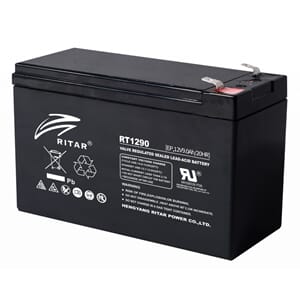 Ritar AGM Batteri 12V 9AH - RT1290EP Long Life (151x65x94mm)