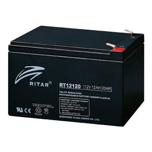 SKANBATT AGM Batteri 12V 12AH (151x98x95mm) F2