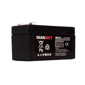 Skanbatt AGM Batteri 12V 1,3AH