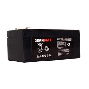 Skanbatt AGM Batteri 12V 3,2AH