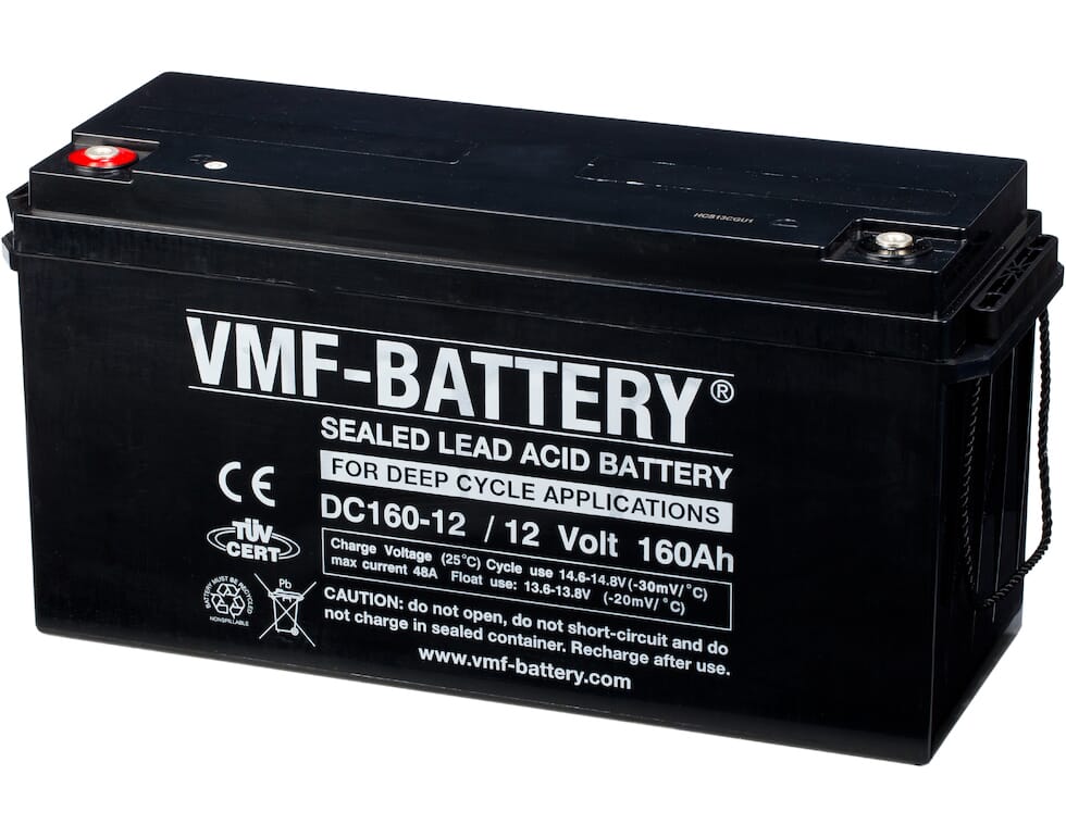 VMF AGM Batteri 12V 160AH C20