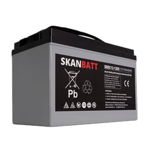 SKANBATT AGM Deep Cycle Batteri 12V 120AH C10