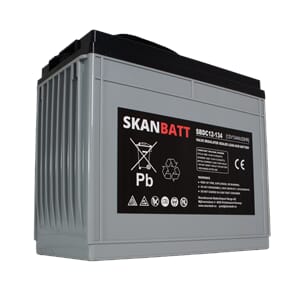 RITAR AGM Deep Cycle Batteri 12V 134AH C10 +V