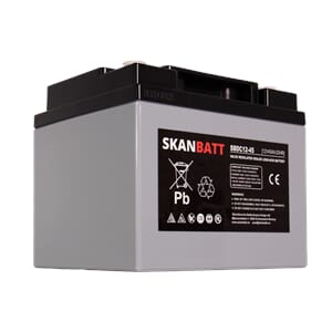 SKANBATT AGM Deep Cycle Batteri 12V 45AH