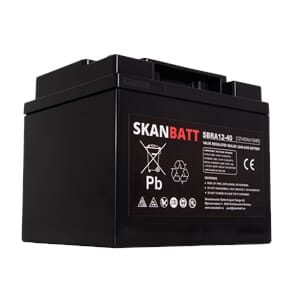 Skanbatt AGM batteri 12V 40Ah