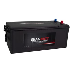SKANBATT EFB Startbatteri 12V 185AH 1230CCA (513x224x218)+V