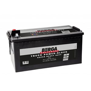 BERGA Truck Power Block 12V 225AH 1150CCA (518/276/242mm)