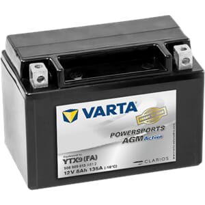 VARTA AGM MC Batteri 12V 8AH 135CCA (FA)