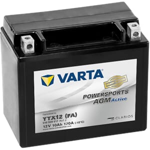 VARTA AGM MC Batteri 12V 10AH 170CCA (151x87x130mm) +venstre