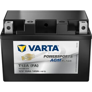 VARTA AGM MC Batteri 12V 10AH 170CCA +V YT12A (FA)