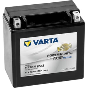 VARTA AGM MC Batteri 12V 12AH 200CCA (150x87x146mm) +venstre