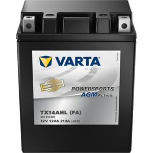 VARTA AGM MC Batteri 12V 12AH 210CCA +høyre TX14AHL (FA)