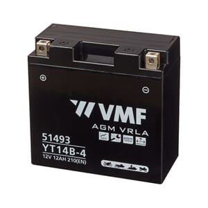 VMF MC Batteri 12V 12AH 210CCA (150x69x145) +venstre