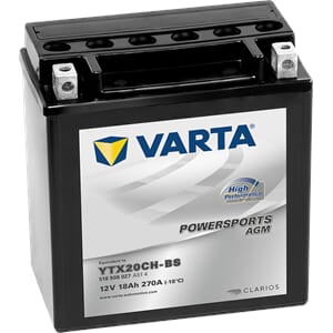VARTA AGM MC Batteri 12V 18AH 270CCA  +venstre