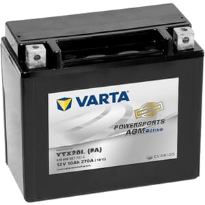 VARTA AGM MC Batteri 12V 18AH 270CCA +høyre YTX20L