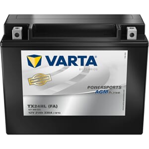 VARTA AGM MC Batteri 12V 21AH 340CCA (206x91x167mm) +høyre Y