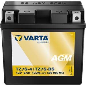 Varta MC 12V 5AH 120CCA AGM Batteri TTZ7S-BS +H
