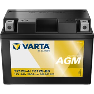 Varta MC 12V 9AH 200CCA AGM Batteri YTZ12-BS +V