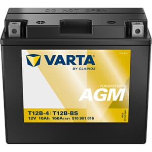 VARTA MC 12V 10AH 160CCA AGM Batteri YT12B-BS +V