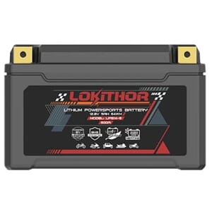 LOKITHOR Lithium MC Batteri 12V 5Ah - 149x87x93mm - BT/Heat