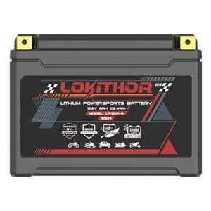 LOKITHOR Lithium MC Batteri 12V 8Ah - 175x87x130mm - BT/Heat