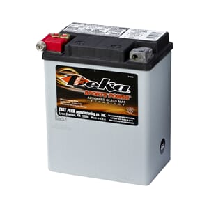 DEKA MC Batteri 12V 14AH 220CCA (134x90x166mm) +venstre