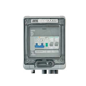 Defa 230VAC El- sentral med 1-inn/ 3-ut