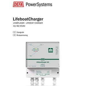 Defa-Batterilader 42VAC/12V-3x5Amp