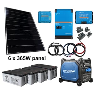 SB/VICTRON Kraftpk 230V5000VA-6x365W Sol/AGM-B/HY.Aggr.6500W
